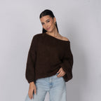 Casual Off-Shoulder Pullover