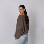 Casual Off-Shoulder Pullover