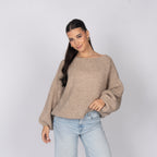 Casual Off-Shoulder Pullover