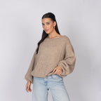 Casual Off-Shoulder Pullover