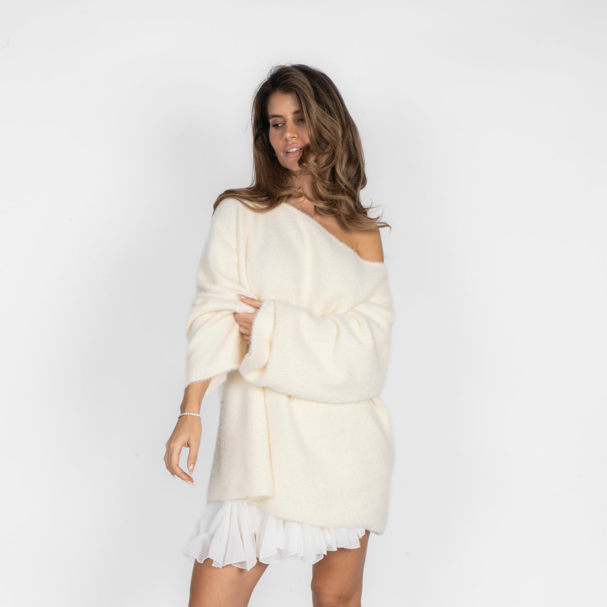 Ultra-Soft Everyday Off Shoulder Pullover