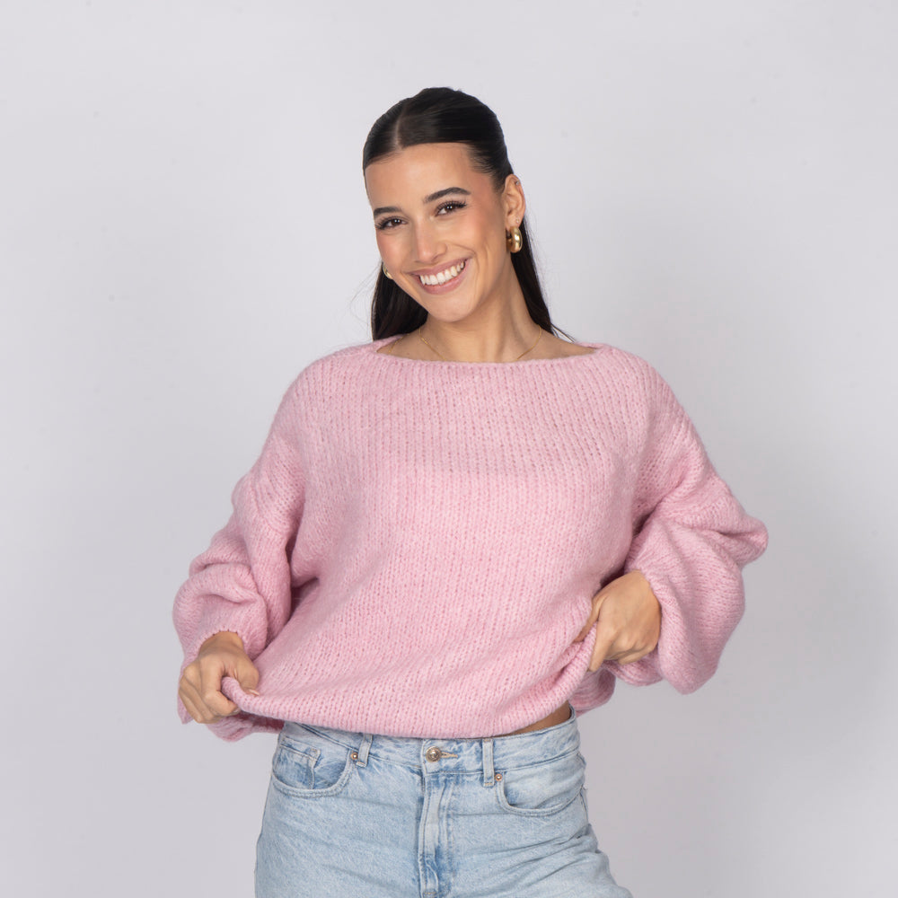 Casual Off-Shoulder Pullover
