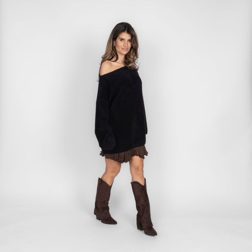 Ultra-Soft Everyday Off Shoulder Pullover