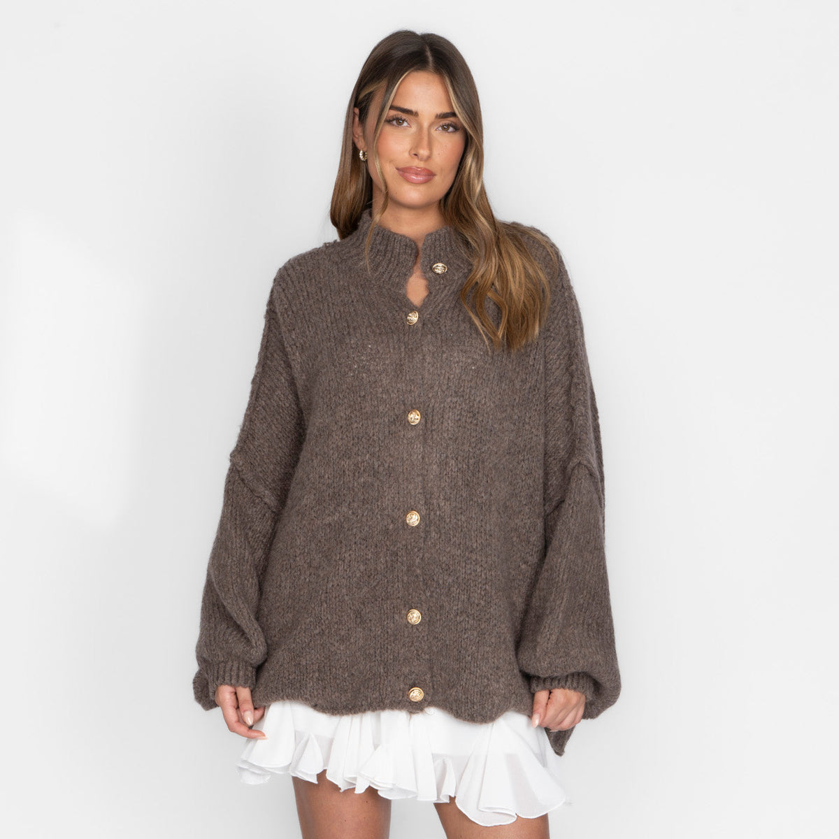 Limited Bundle Oversized Cardigan "CozyGlam" & Rock "Summer"