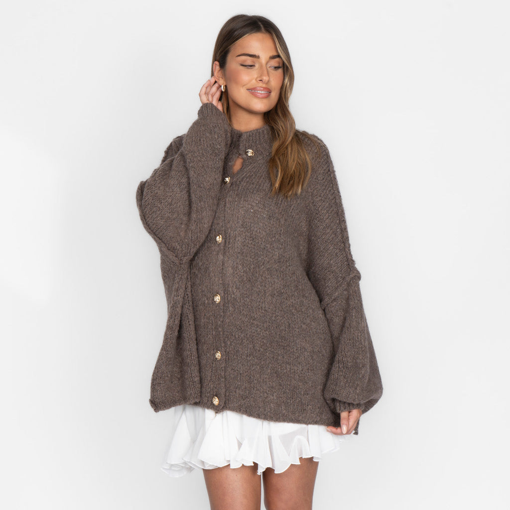 Limited Bundle Oversized Cardigan "CozyGlam" & Rock "Summer"