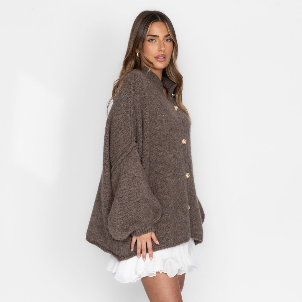 Limited Bundle Oversized Cardigan "CozyGlam" & Rock "Summer"