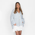 CozyGlam Oversize V-Cardigan
