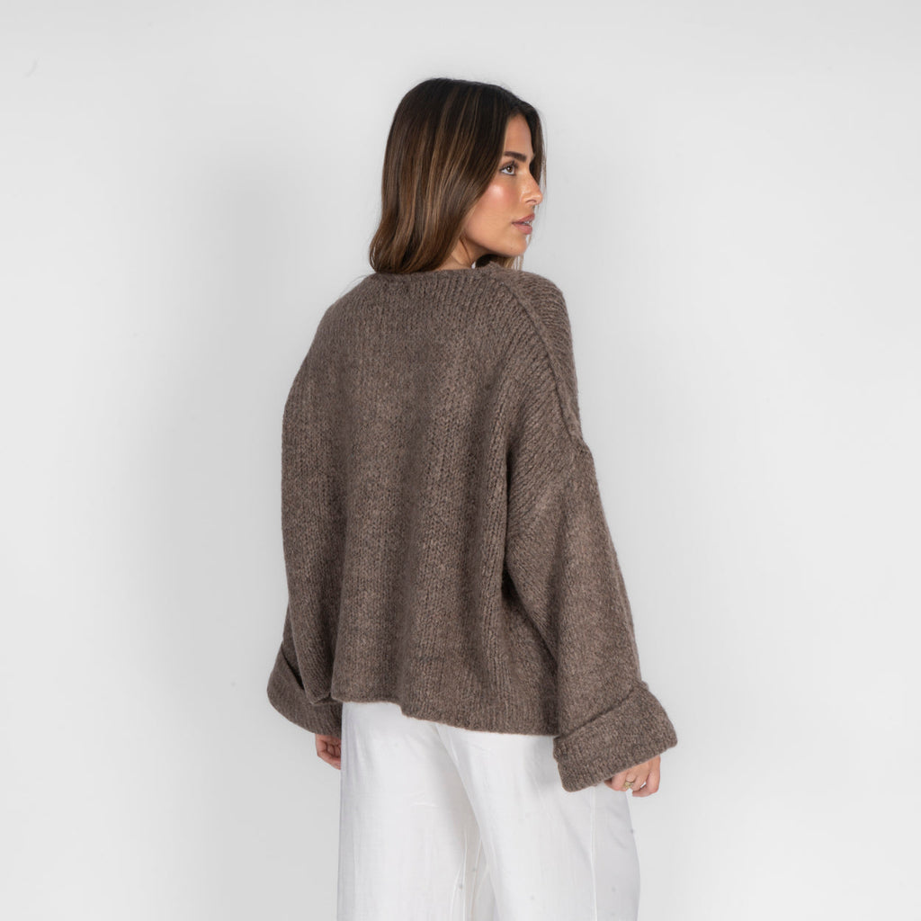 Oversize Soft Sleeve Cardigan