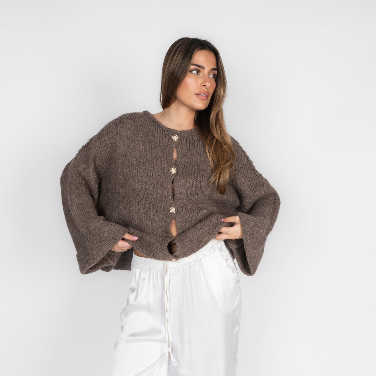 Oversize Soft Sleeve Cardigan