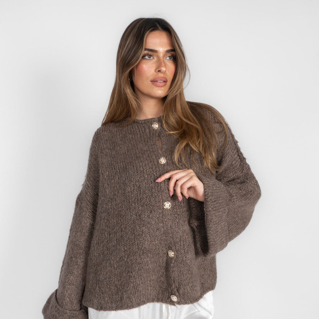 Oversize Soft Sleeve Cardigan