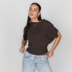 Ärmelloses Knit-Top