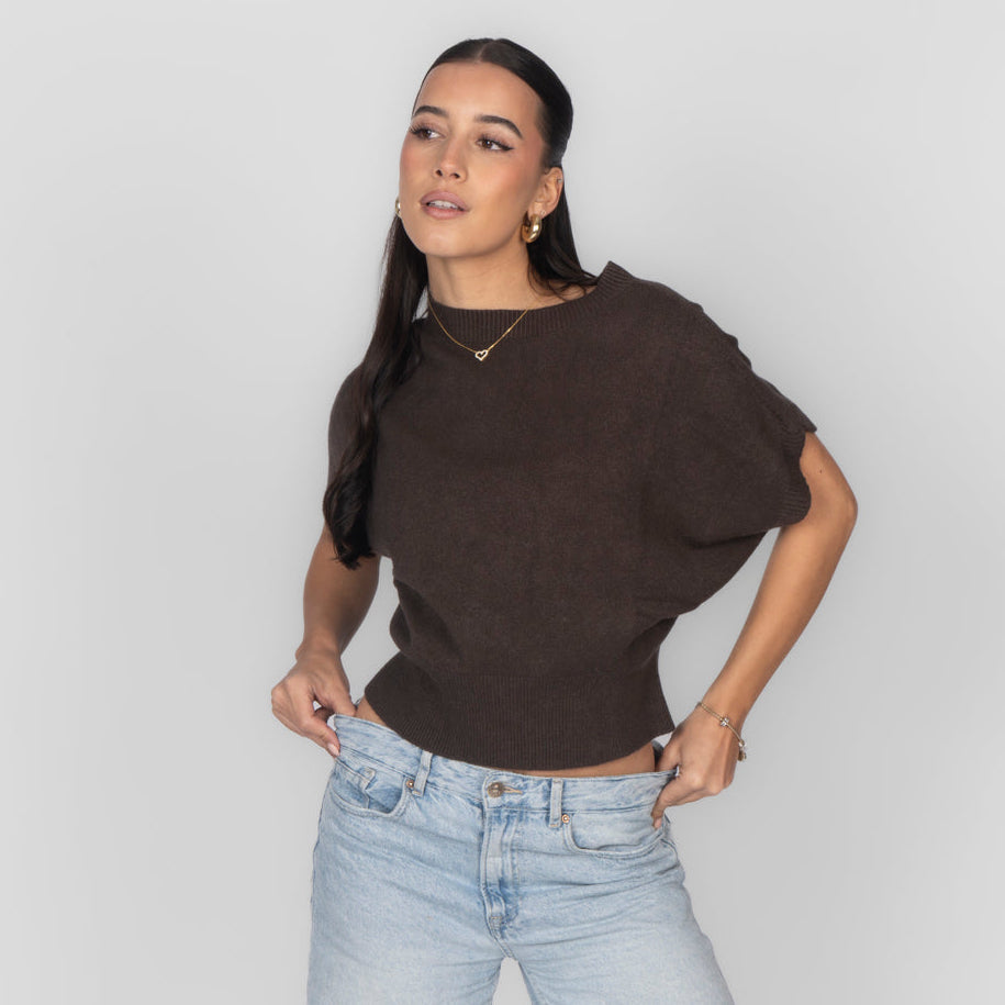 Ärmelloses Knit-Top