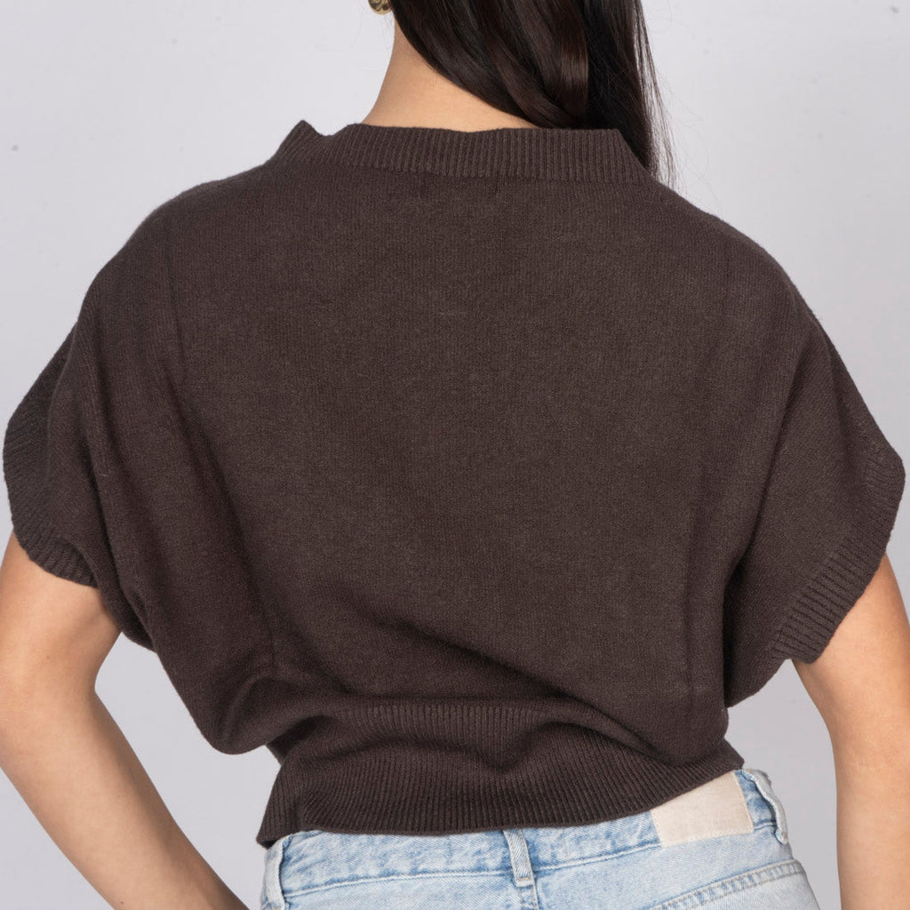 Ärmelloses Knit-Top