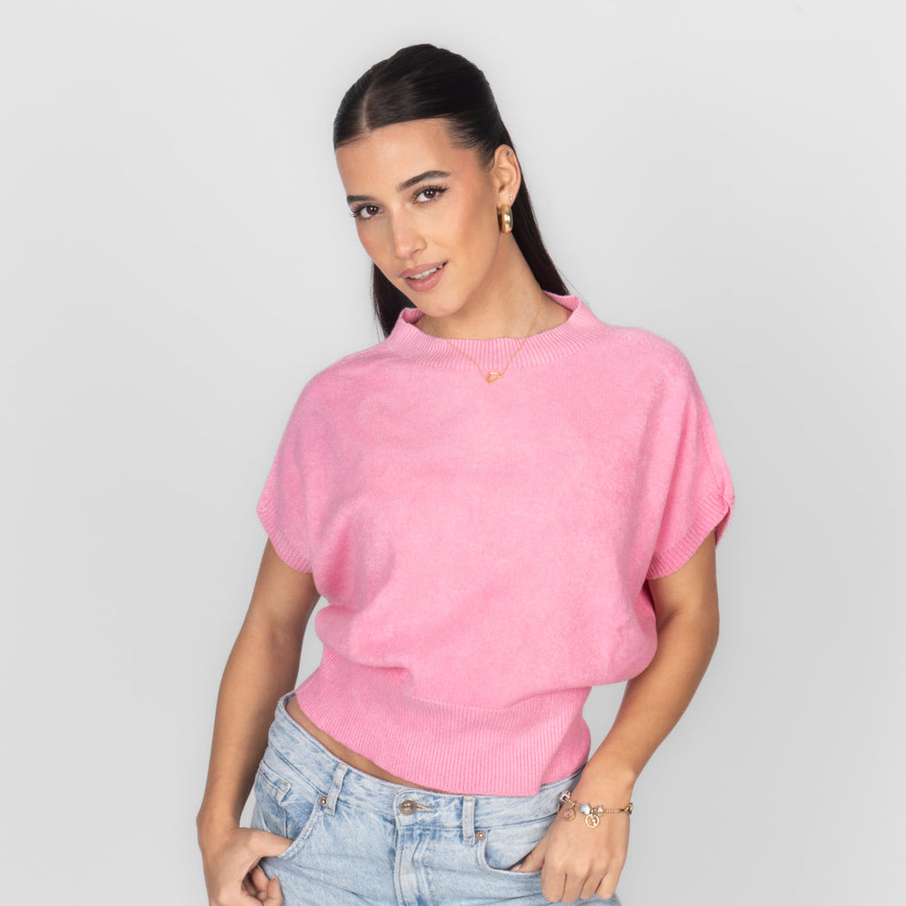 Ärmelloses Knit-Top