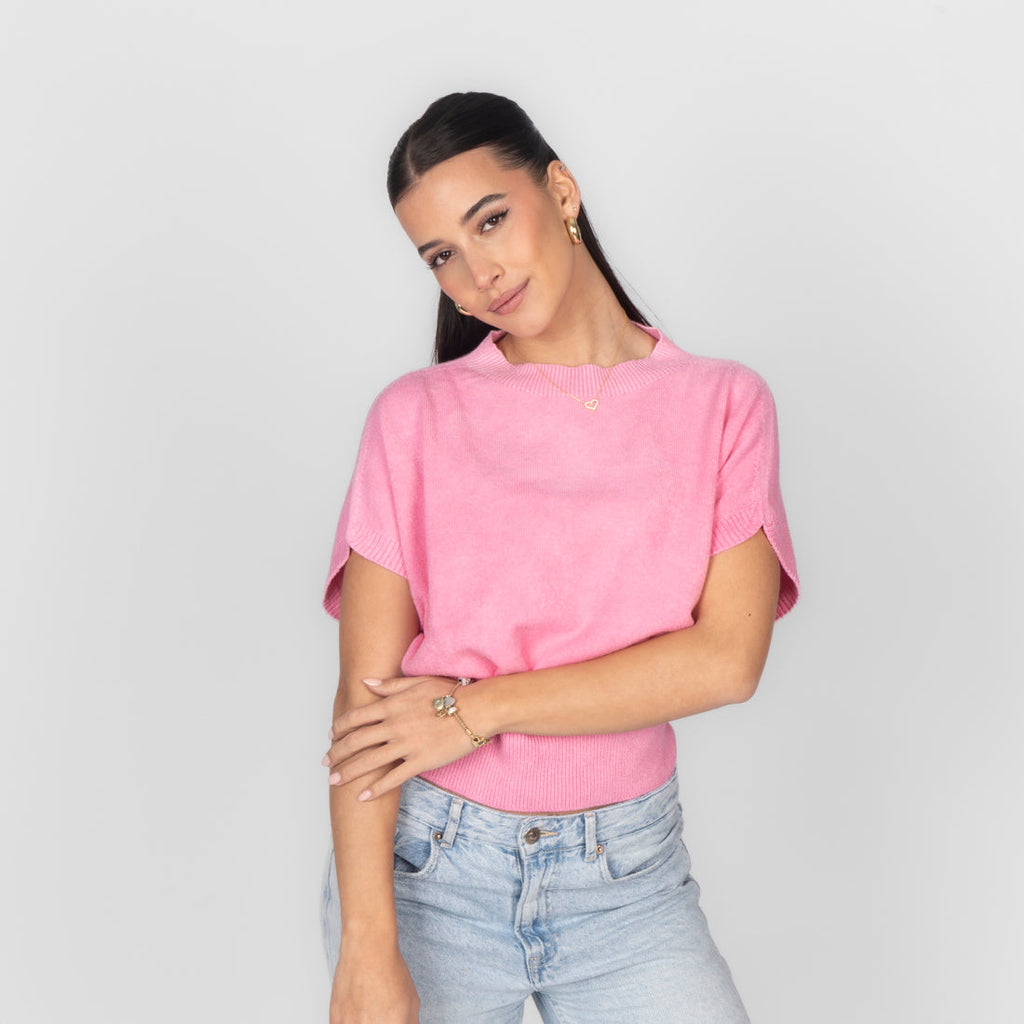 Ärmelloses Knit-Top