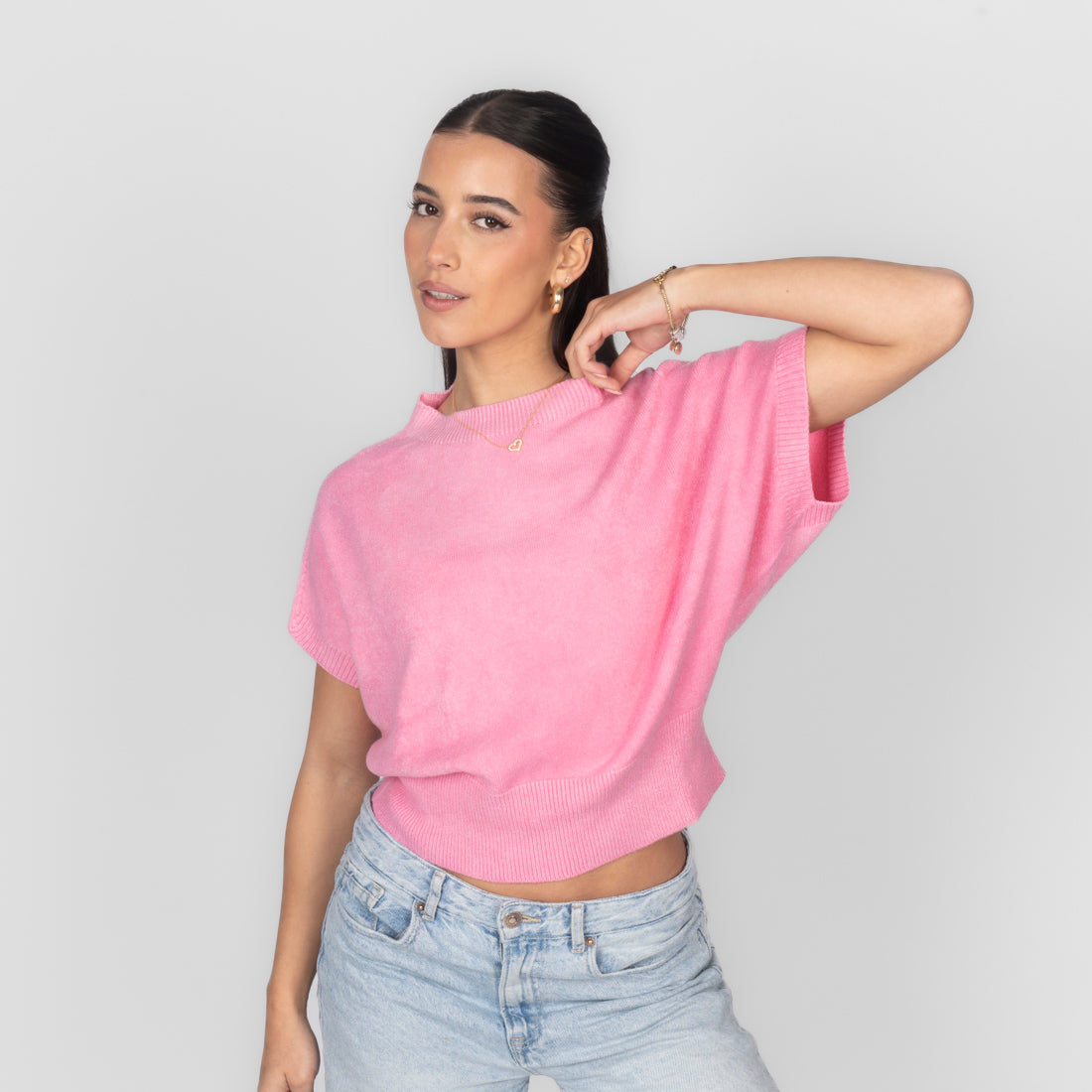 Ärmelloses Knit-Top