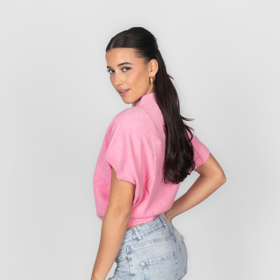 Ärmelloses Knit-Top