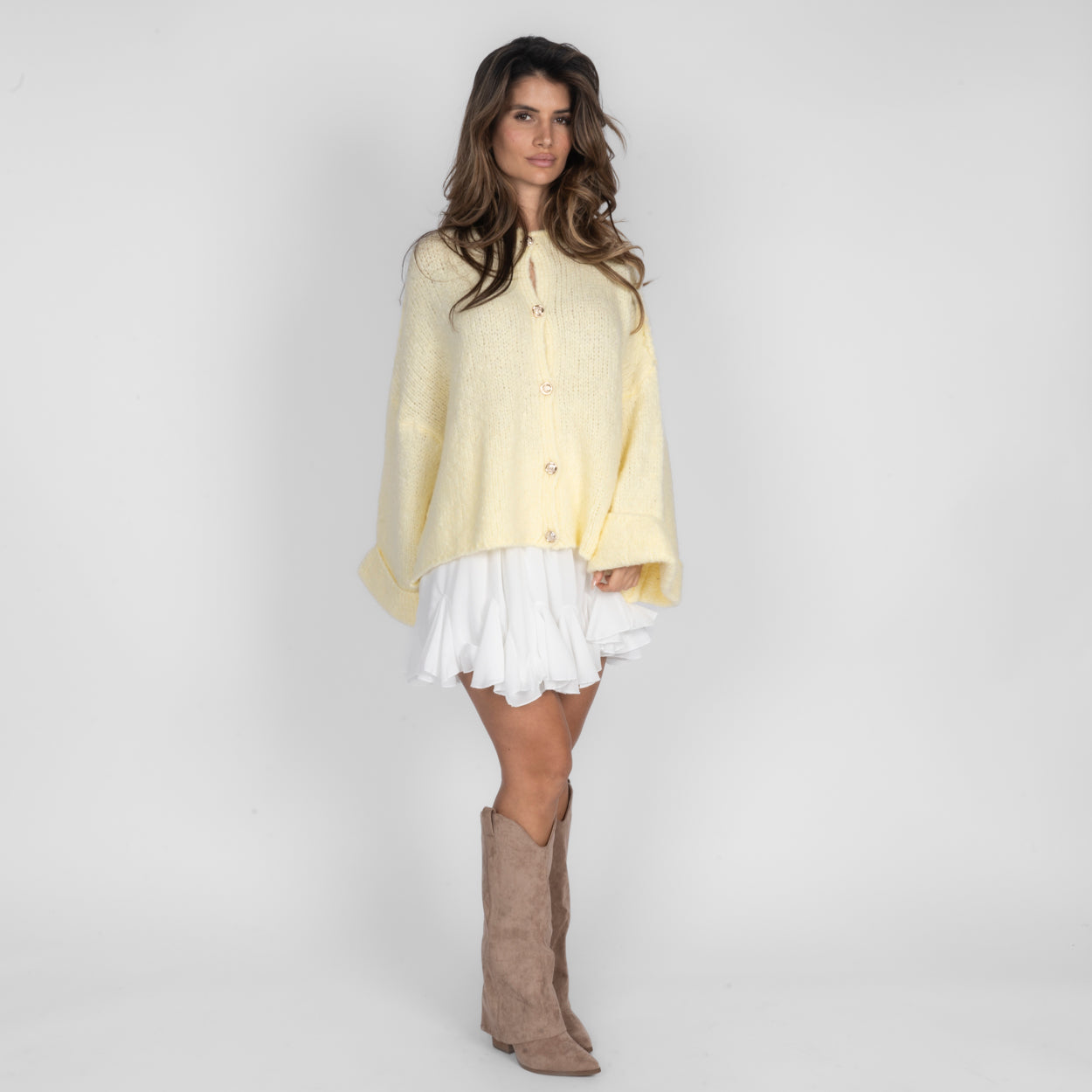 Oversize Soft Sleeve Cardigan