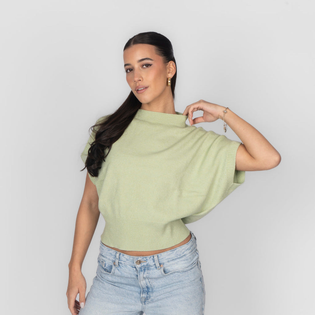 Ärmelloses Knit-Top