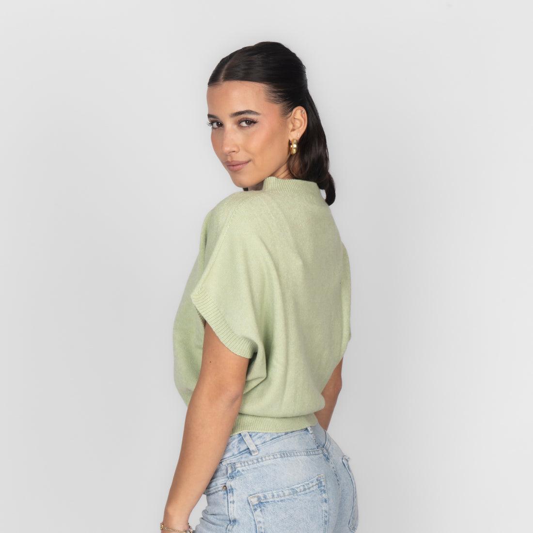 Ärmelloses Knit-Top