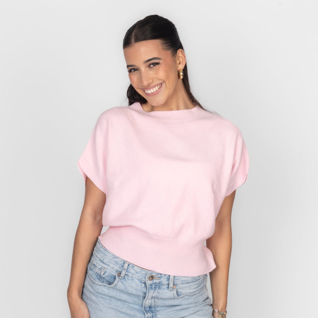 Ärmelloses Knit-Top