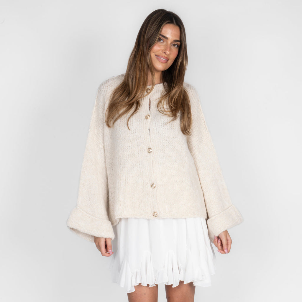 Oversize Soft Sleeve Cardigan