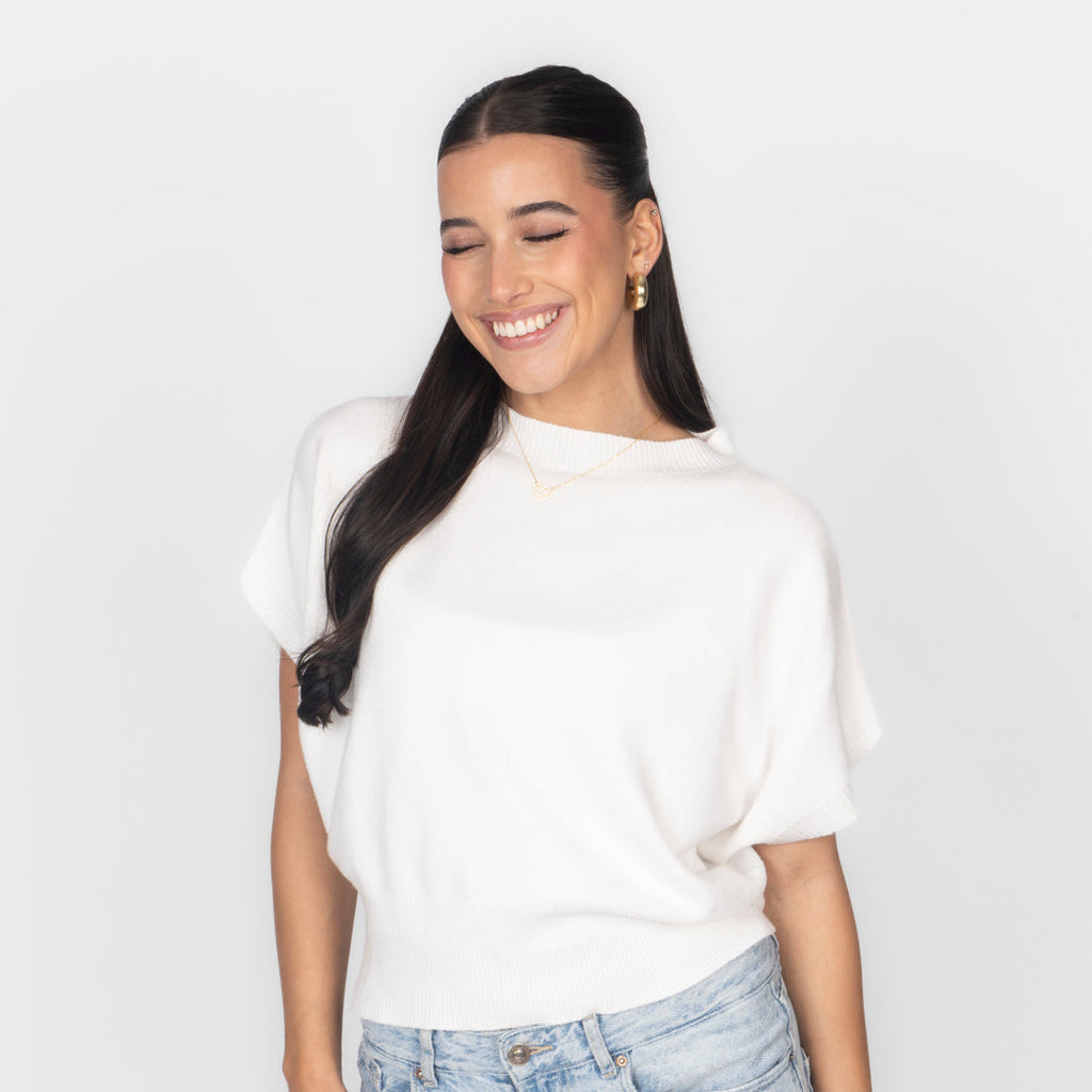 Ärmelloses Knit-Top