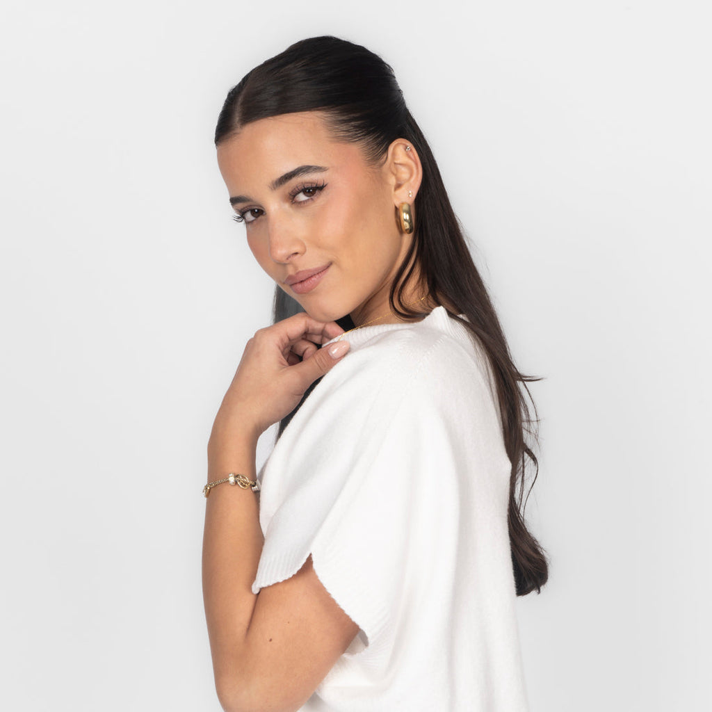 Ärmelloses Knit-Top