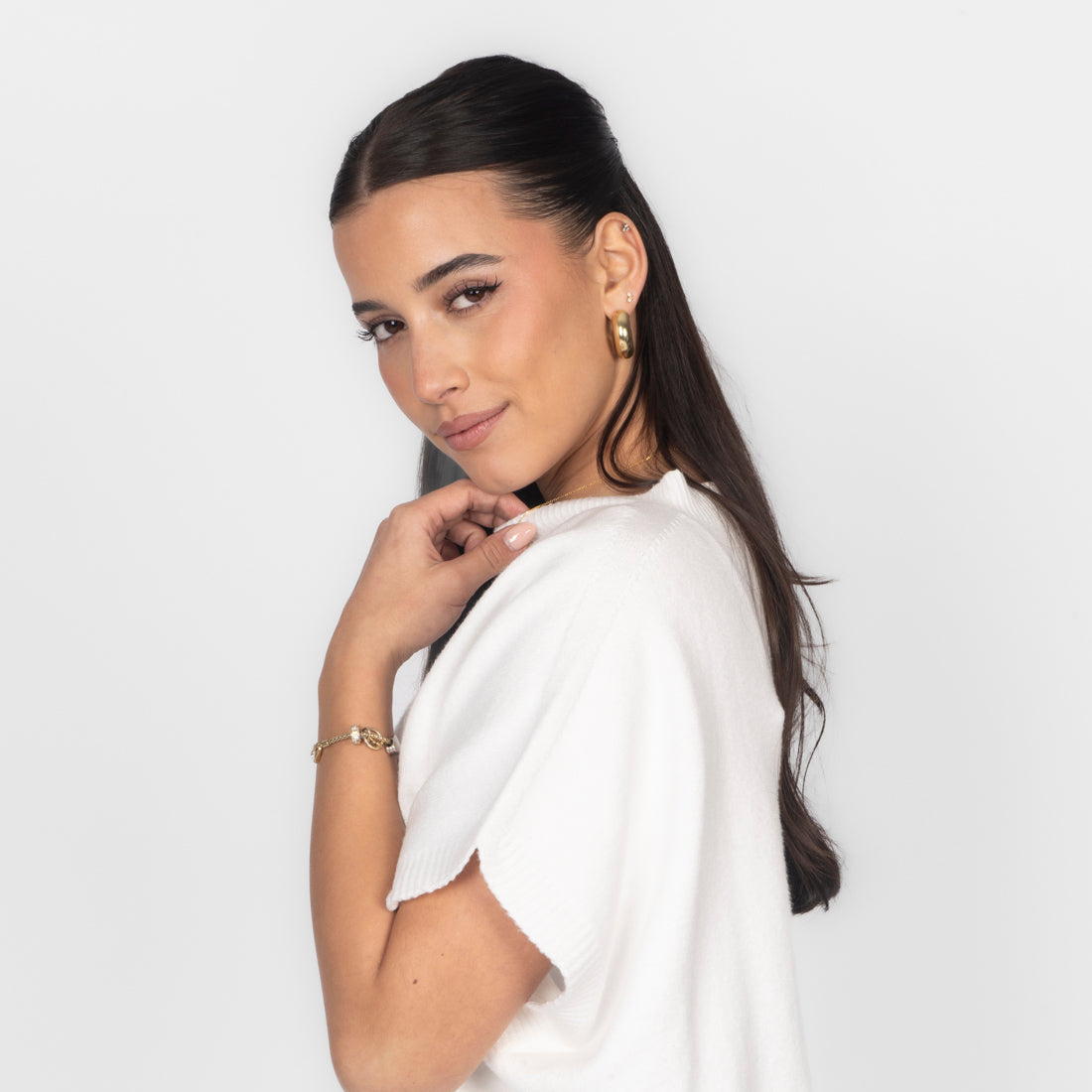 Ärmelloses Knit-Top