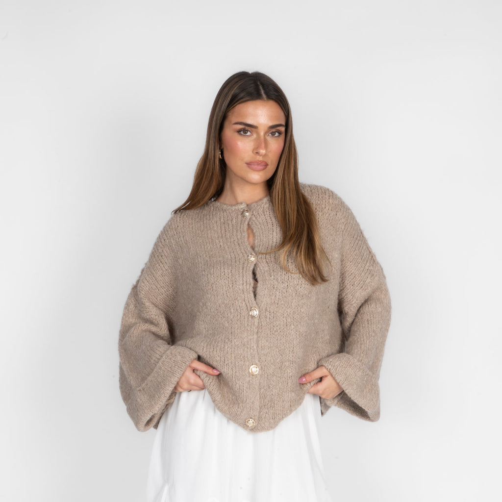 Oversize Soft Sleeve Cardigan