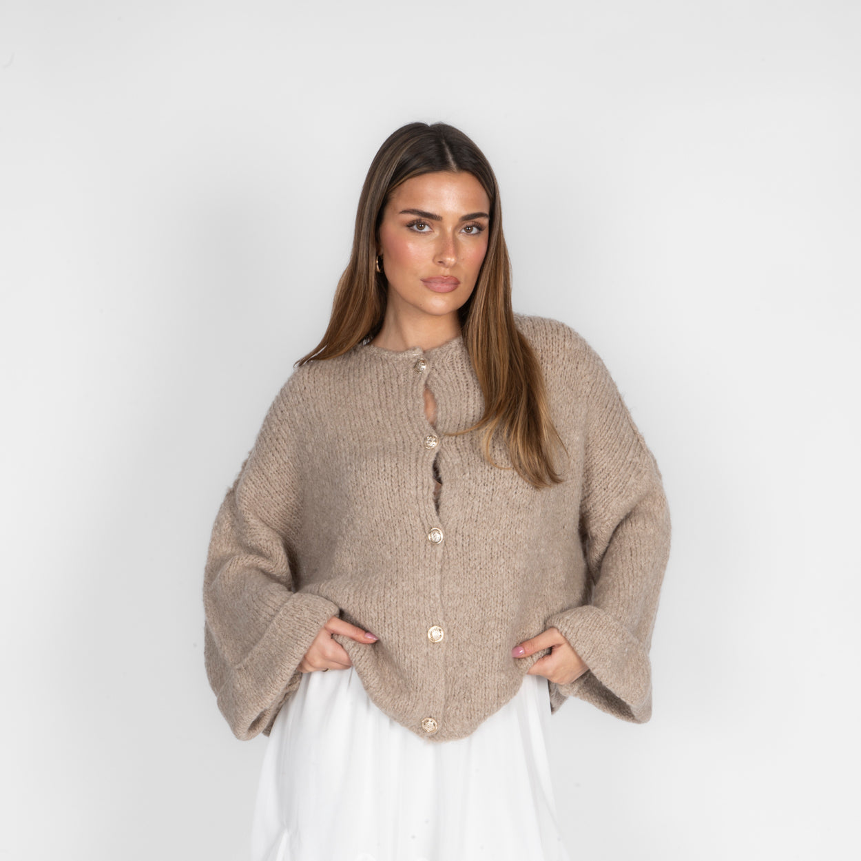 Oversize Soft Sleeve Cardigan