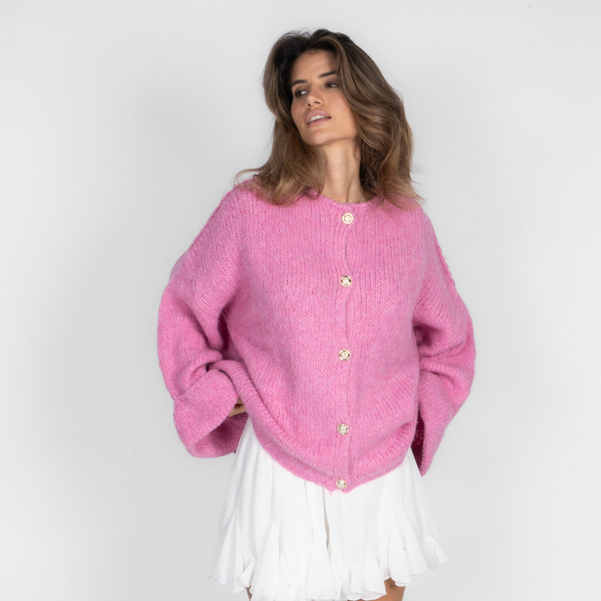 Oversize Soft Sleeve Cardigan
