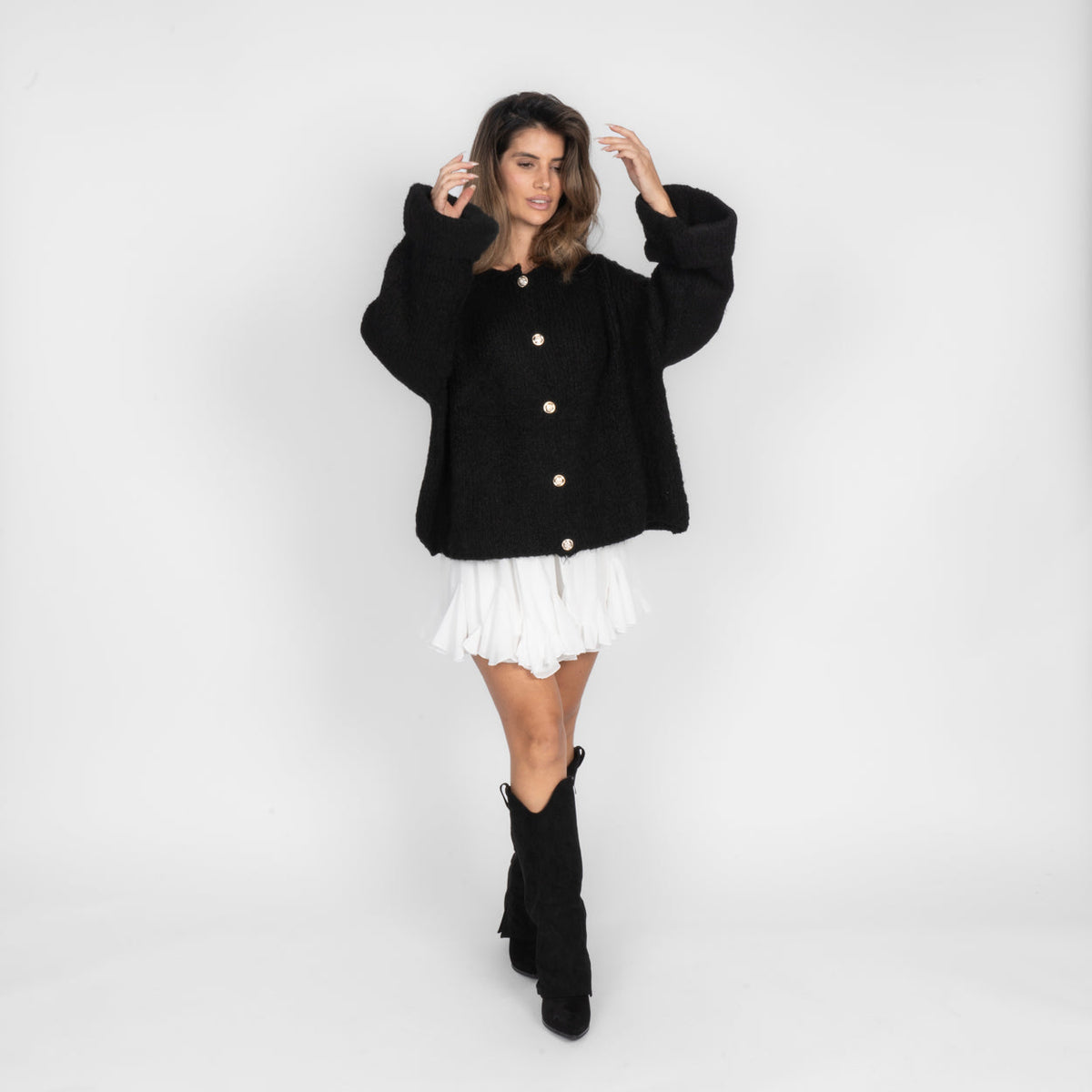 Oversize Soft Sleeve Cardigan