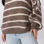 Oversize Cozy Stripes Pullover