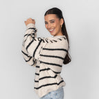 Oversize Cozy Stripes Pullover