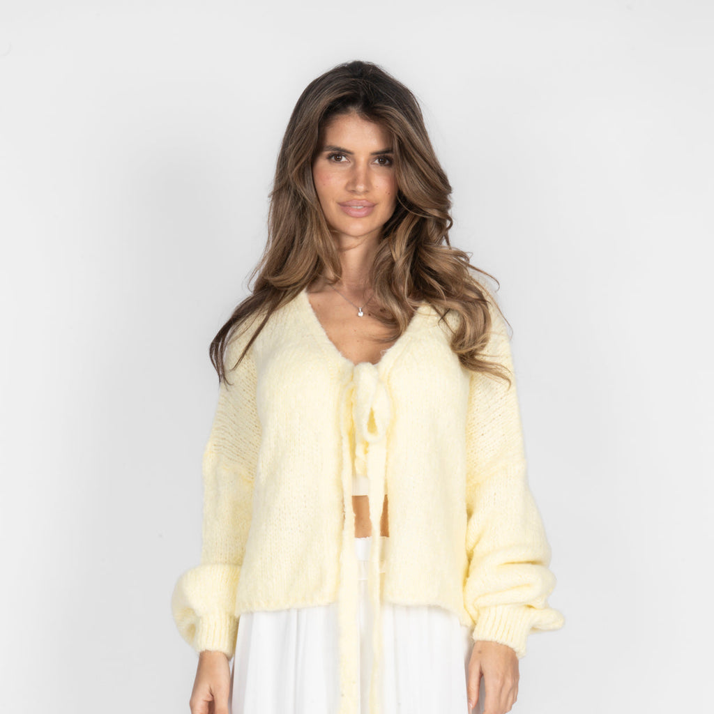 Oversize Tie Cardigan