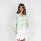 Oversize Tie Cardigan