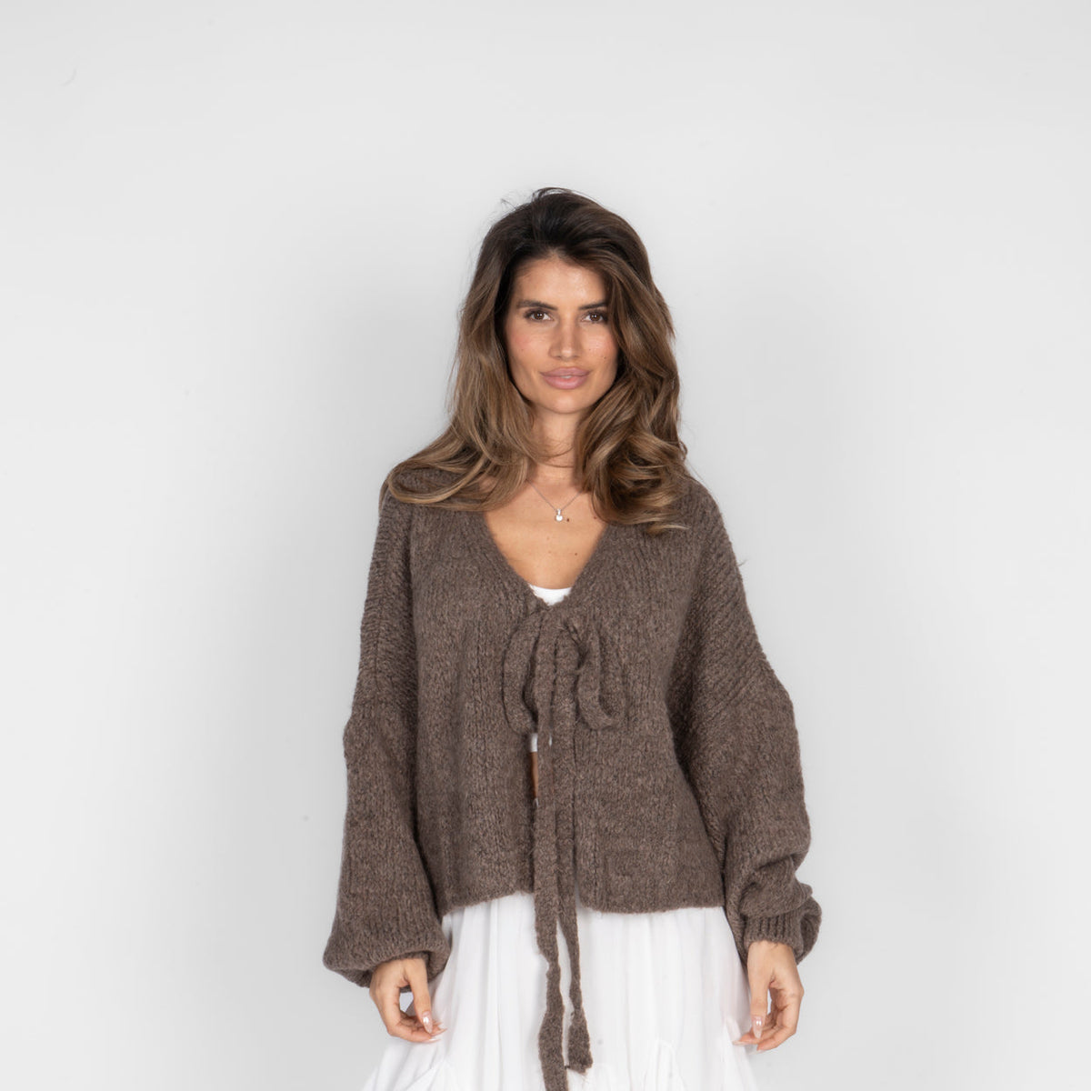 Oversize Tie Cardigan