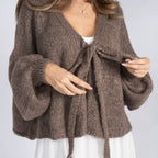 Oversize Tie Cardigan