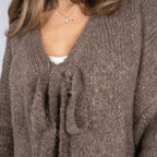 Oversize Tie Cardigan