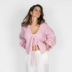 Oversize Tie Cardigan