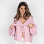 Oversize Tie Cardigan