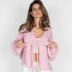 Oversize Tie Cardigan