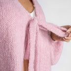 Oversize Tie Cardigan