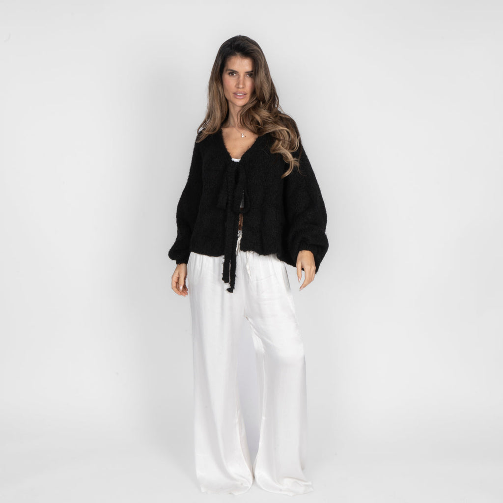 Oversize Tie Cardigan