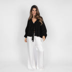 Oversize Tie Cardigan