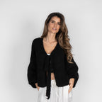Oversize Tie Cardigan