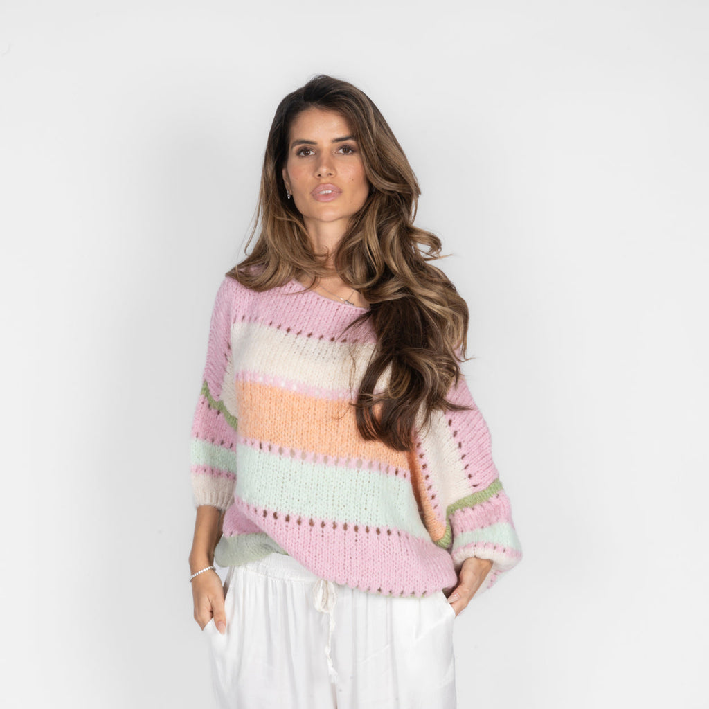 Pastell Stripe Pullover