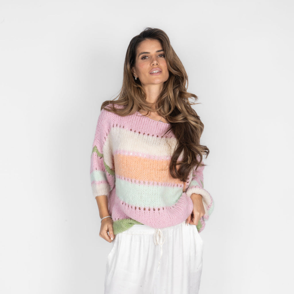 Pastell Stripe Pullover