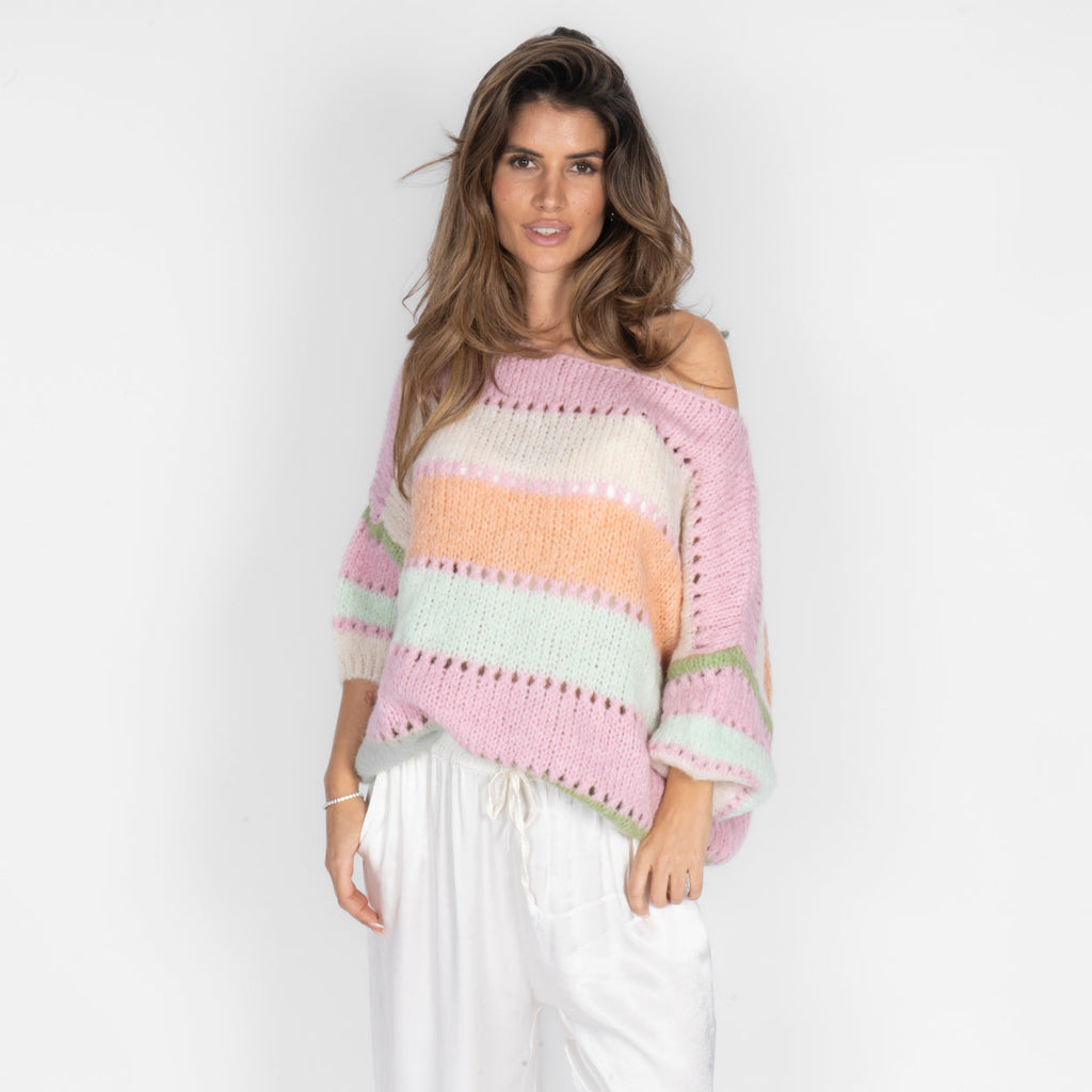 Pastell Stripe Pullover